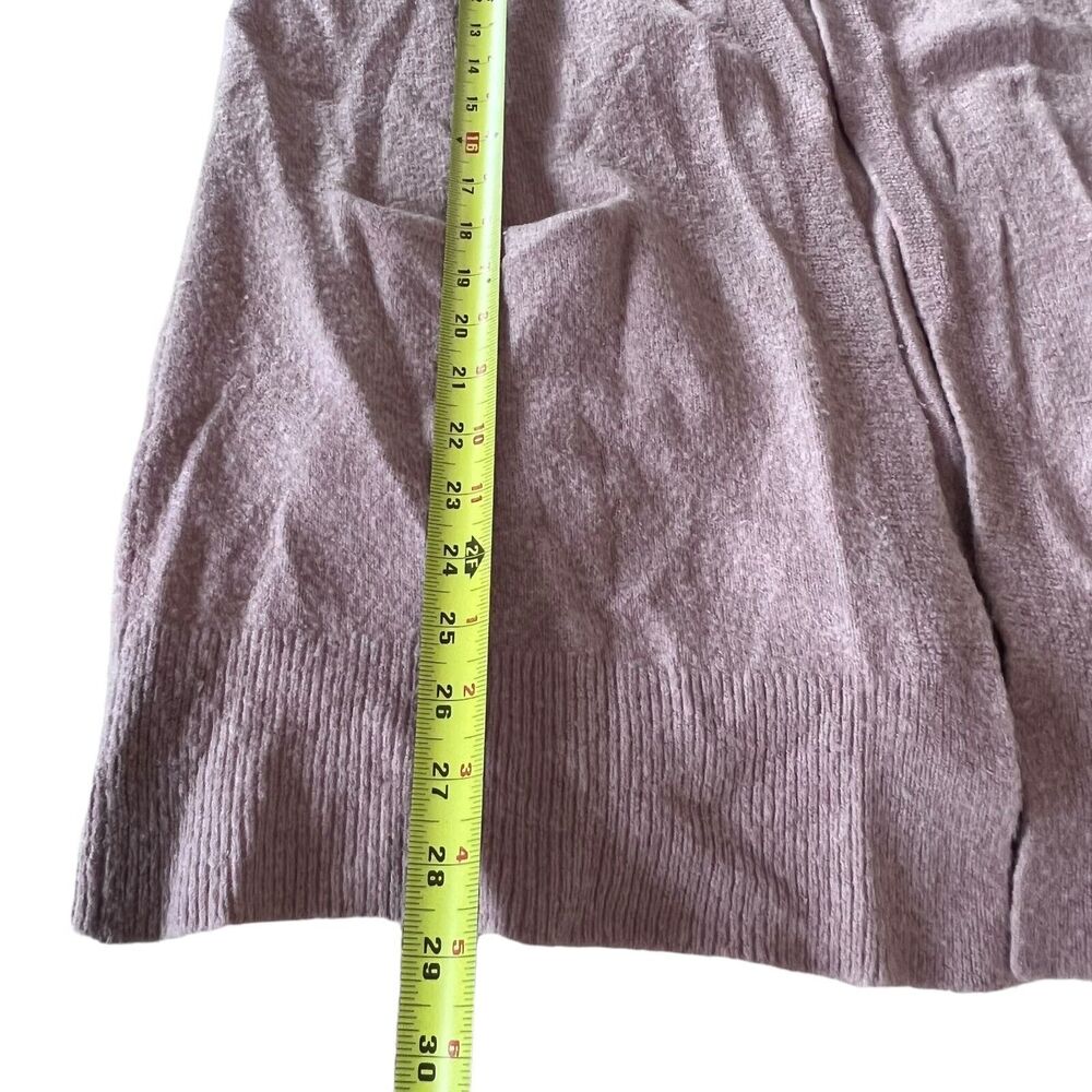 Madewell Womens Cozy Walker Cardigan Small Pink Wool Alpaca Open Front Neutral - Picture 7 of 7